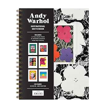 Andy Warhol Inspirational Sketchbook: Includes 12 Full-Color